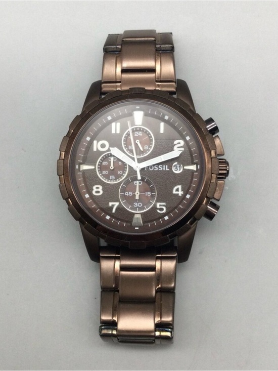 Fossil Other - Fossil Dean FS4645 Men’s 45mm chronograph date new battery 7”